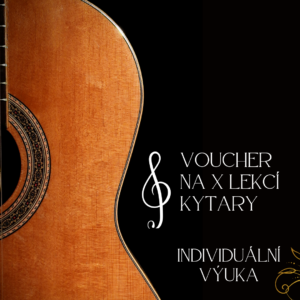 Voucher na lekce kytary Liberec